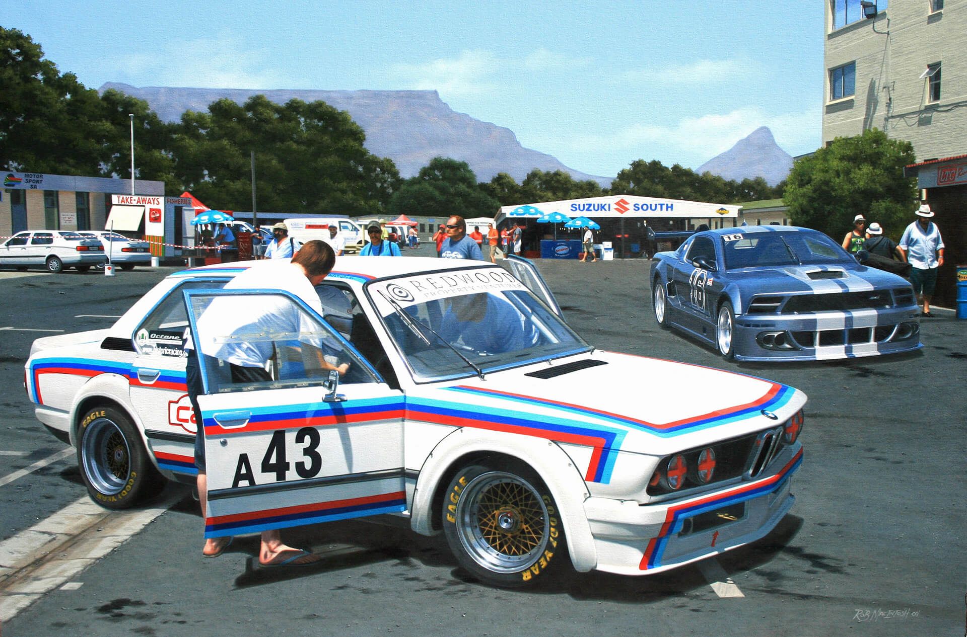 Photorealistic painting of Kilarney Race Track